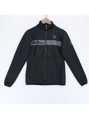 Pactimo Cycling Jacket Mens S Black Graphic 30 For Freedom Full Zip Rear Pocket